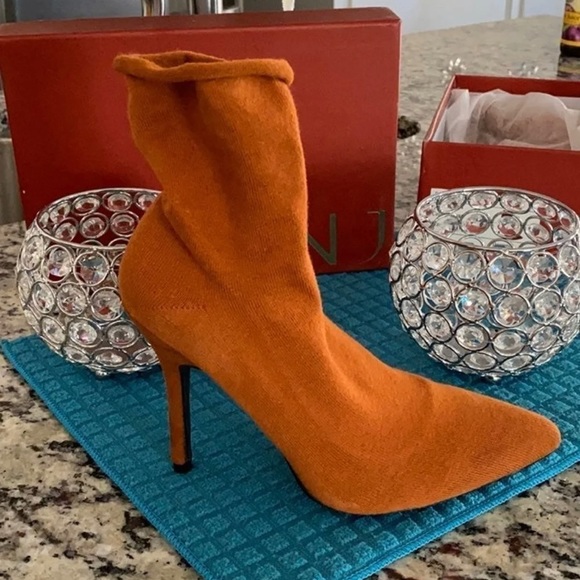 Brand New!! Burnt Orange booties! - Picture 1 of 6